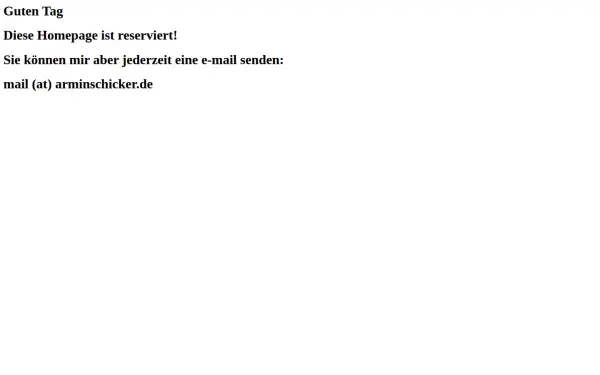 arminschicker.de