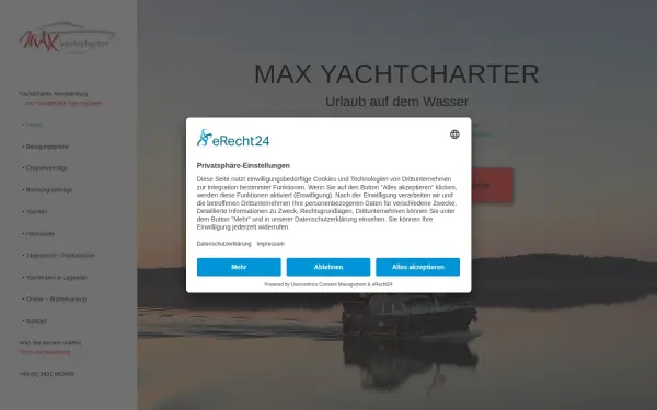 max-yachtcharter.de