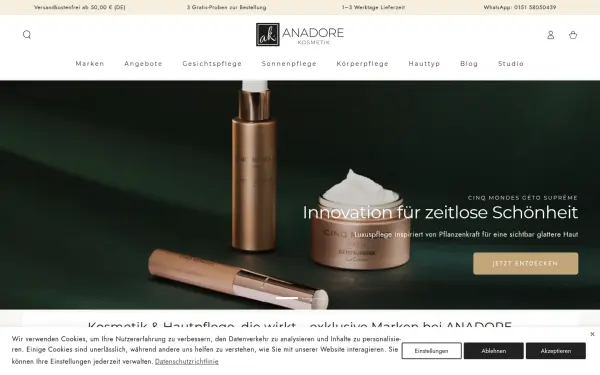www.anadore-kosmetik.de