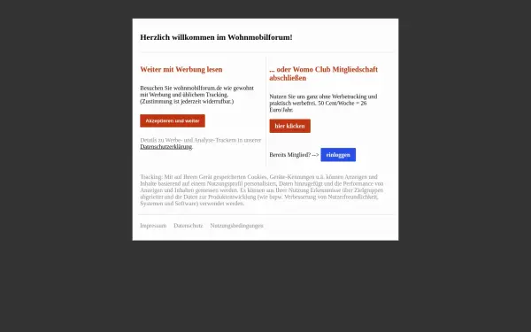 www.wohnmobilforum.de