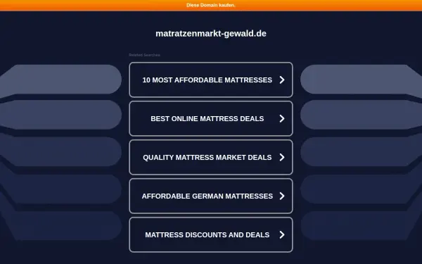 matratzenmarkt-gewald.de