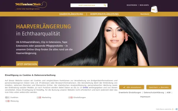 www.milleniumhair.de