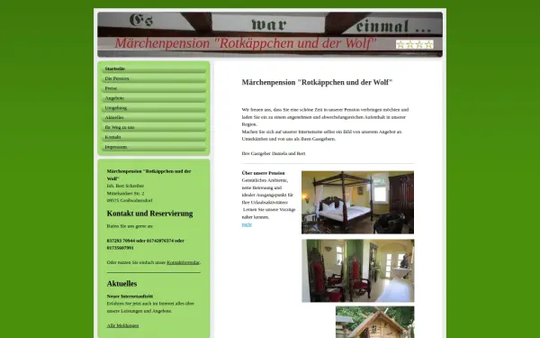 www.maerchenpension-rotkaeppchen-und-der-wolf.de