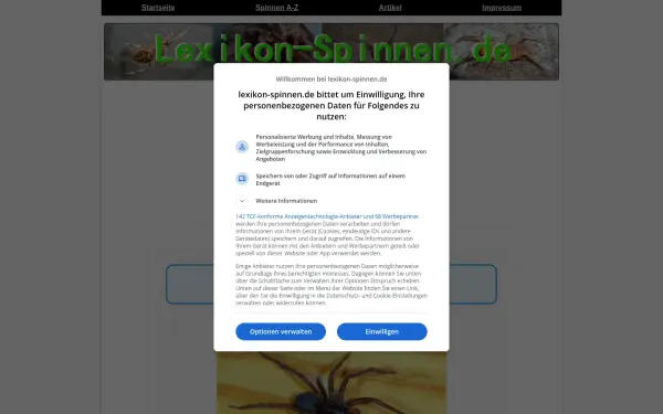 www.lexikon-spinnen.de
