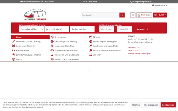 www.autoteile-thielking.de