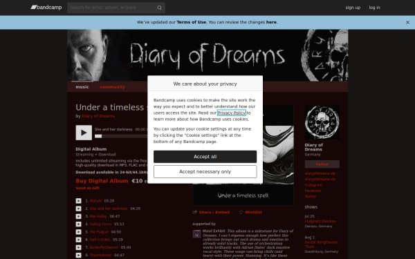 diaryofdreams.bandcamp.com