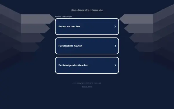 das-fuerstentum.de