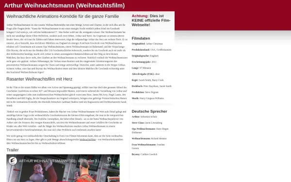 www.arthur-weihnachtsmann.de