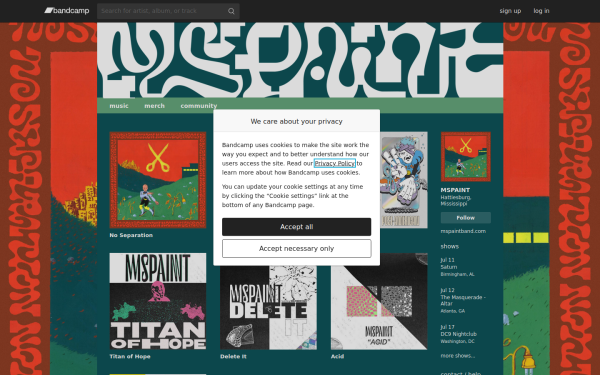 mspainthattiesburg.bandcamp.com