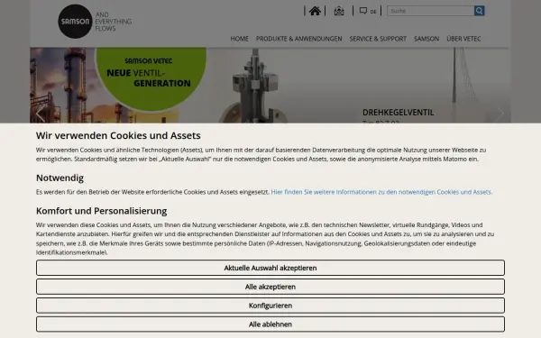 vetec.samsongroup.com