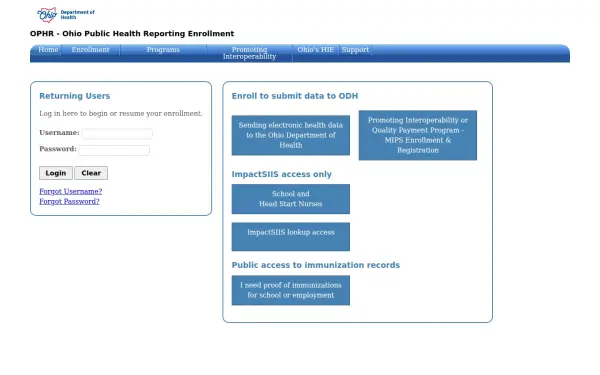 ohiopublichealthreporting.info