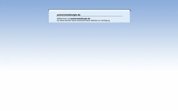 pulvermetallurgie.de