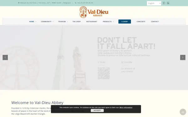 www.abbaye-du-val-dieu.be
