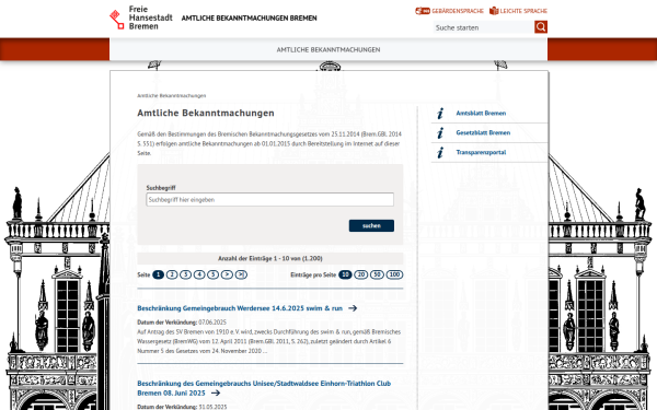 www.amtliche-bekanntmachungen.bremen.de