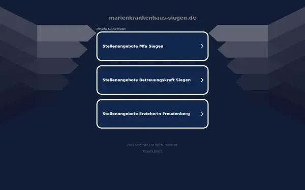 marienkrankenhaus-siegen.de