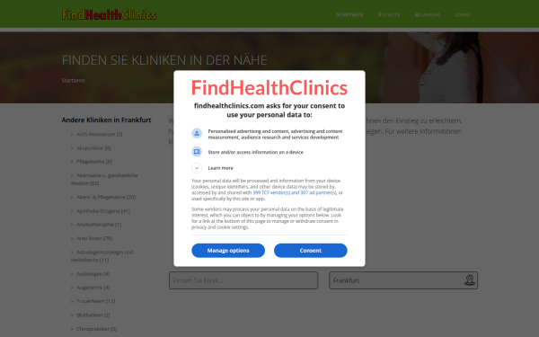 www.findhealthclinics.com