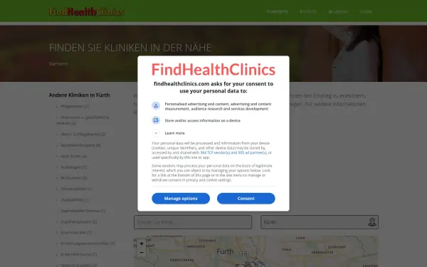 www.findhealthclinics.com