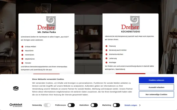 dreher-schreinerei.de