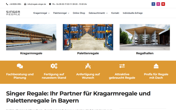 www.regale-singer.de