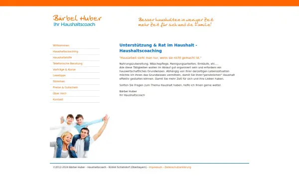 haushaltscoach-huber.de