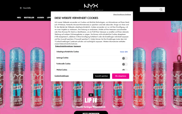 www.nyxcosmetics.de