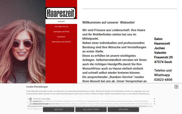haareszeit-goch.de