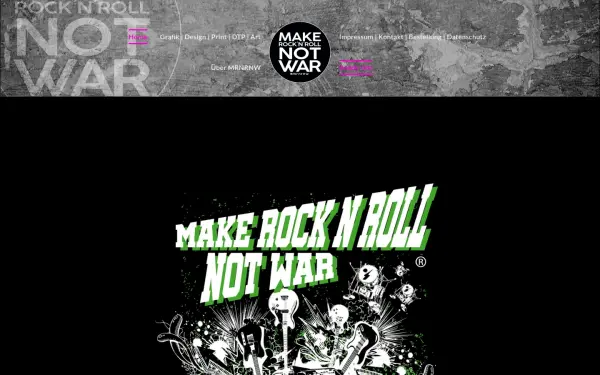 www.makerockandrollnotwar.de