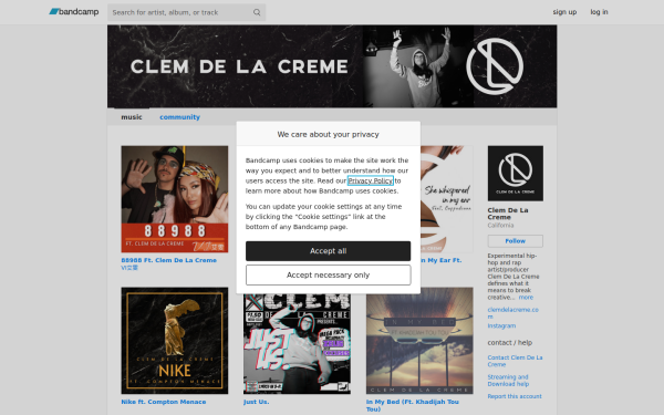 clemdelacreme.bandcamp.com