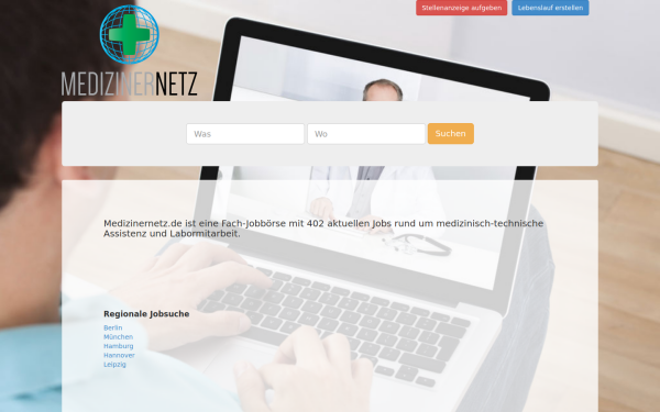 www.medizinernetz.de