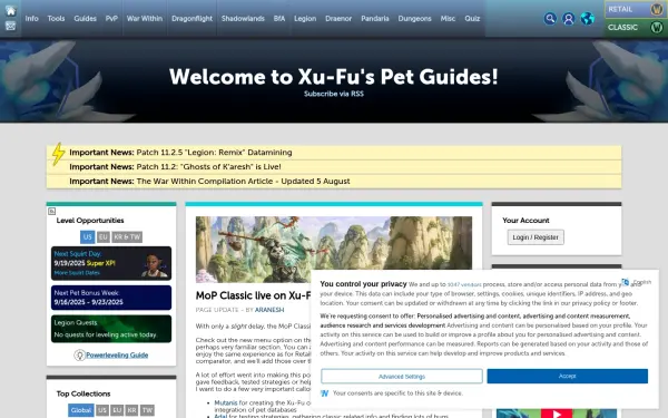 www.wow-petguide.com