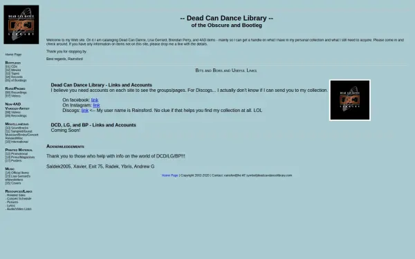 deadcandancelibrary.com