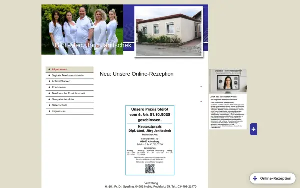 hausarztpraxis-janitschek.de