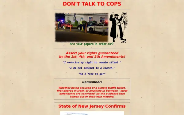 donttalktocops.com