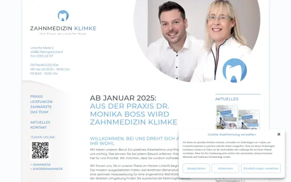 www.zahnmedizin-klimke.de