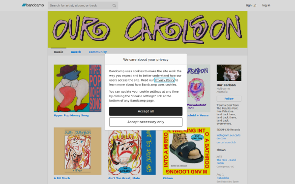 ourcarlson.bandcamp.com