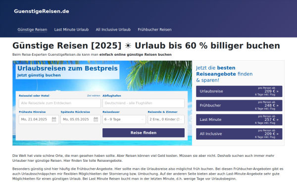 www.guenstigereisen.de