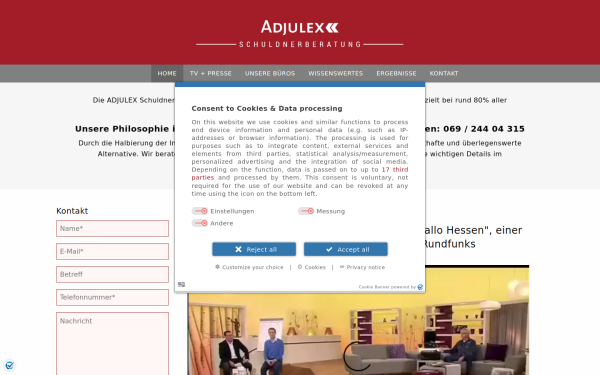 www.adjulex-schuldnerberatung.de