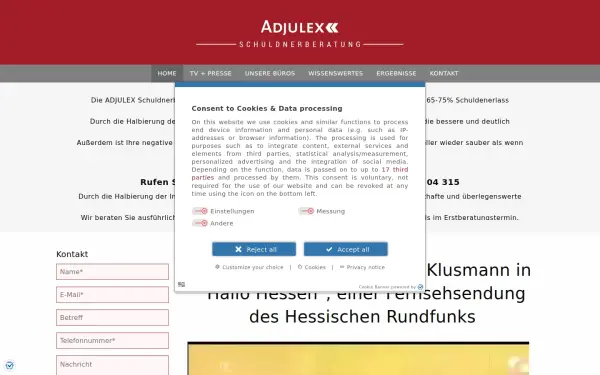 www.adjulex-schuldnerberatung.de