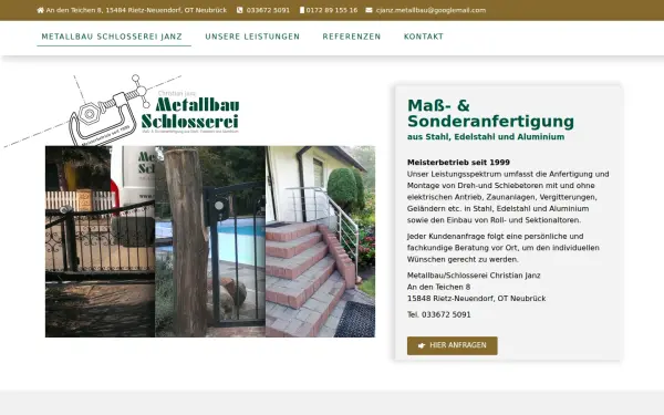 metallbau-janz.de