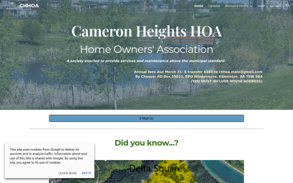 www.cameronheightshoa.com