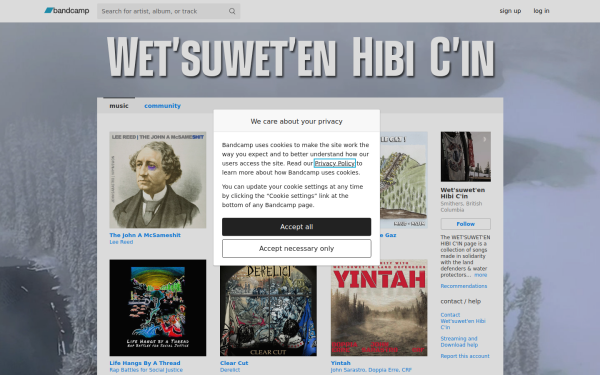 wetsuwetenhibicin.bandcamp.com