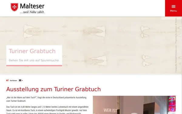 www.malteser-turinergrabtuch.de