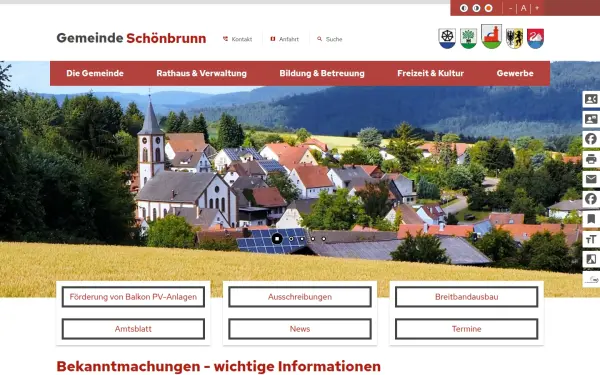 www.gemeinde-schoenbrunn.de