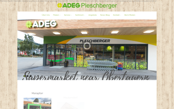 www.adeg-pleschberger.at