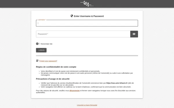 cas.univ-lehavre.fr