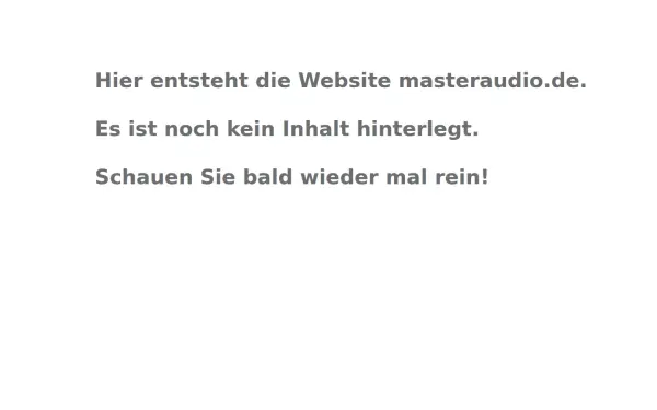 masteraudio.de