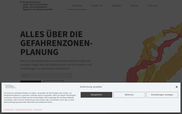 gefahrenzonenplan.at