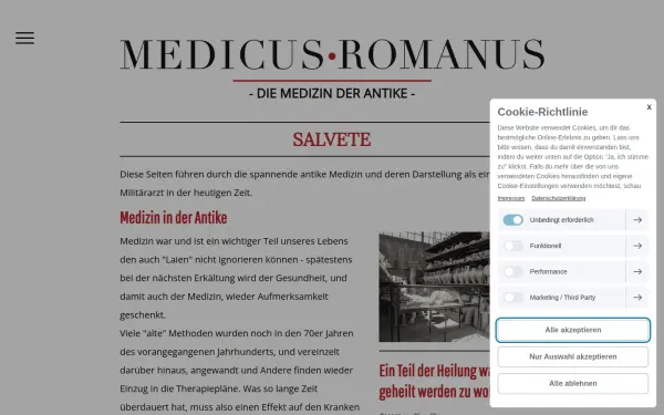 www.medicus-romanus.de