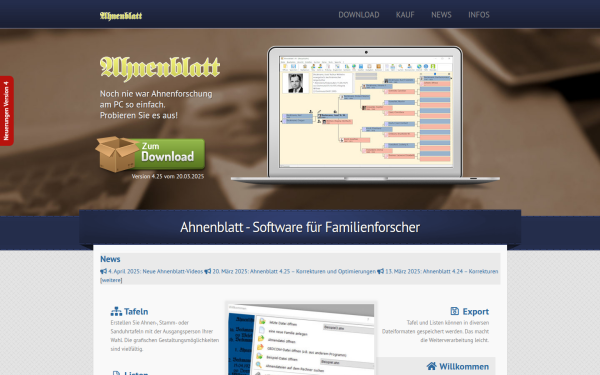 www.ahnenblatt.de