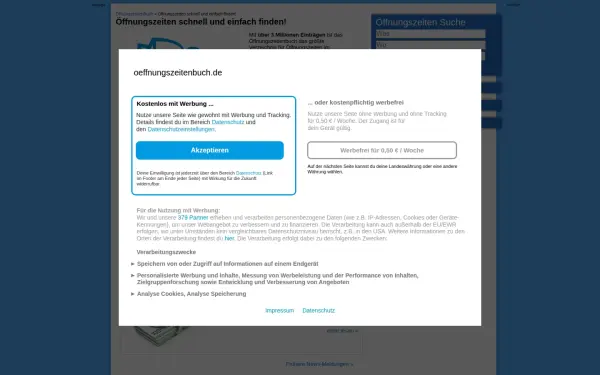 www.oeffnungszeitenbuch.de